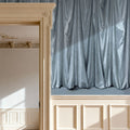 Medici Drapes, Stone Blue Mural Wallpaper - room preview 06