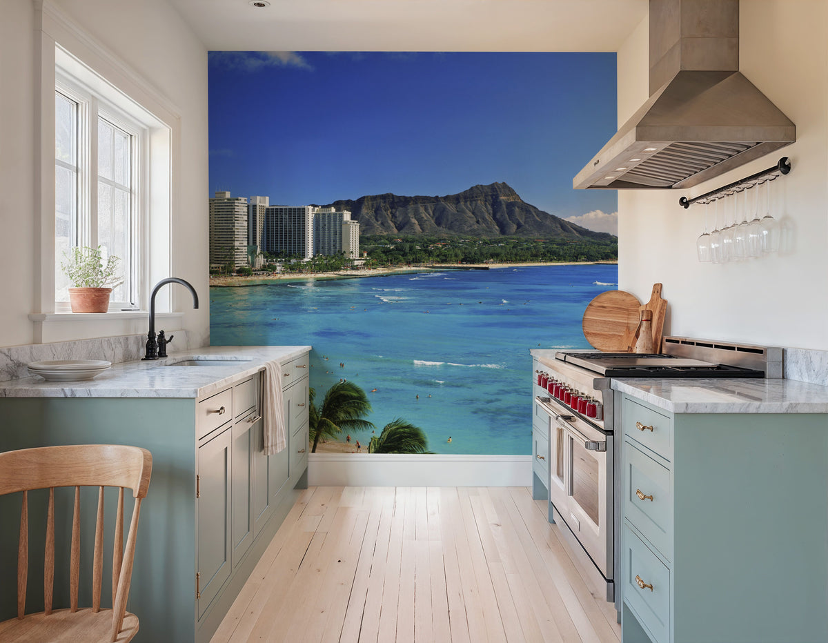 Riviera Skyline Mural Wallpaper - room preview 06