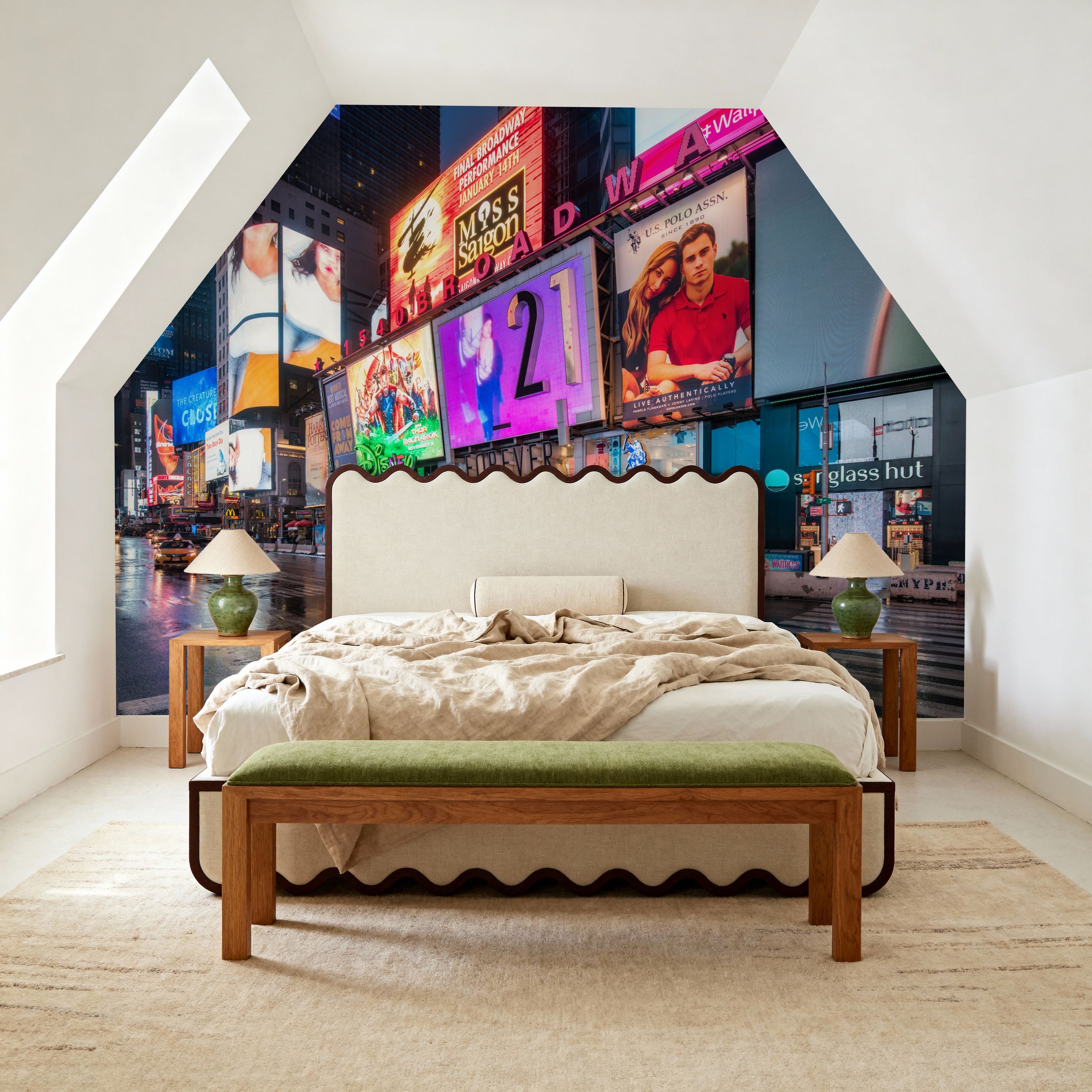 Broadway At Times Square Mural Wallpaper