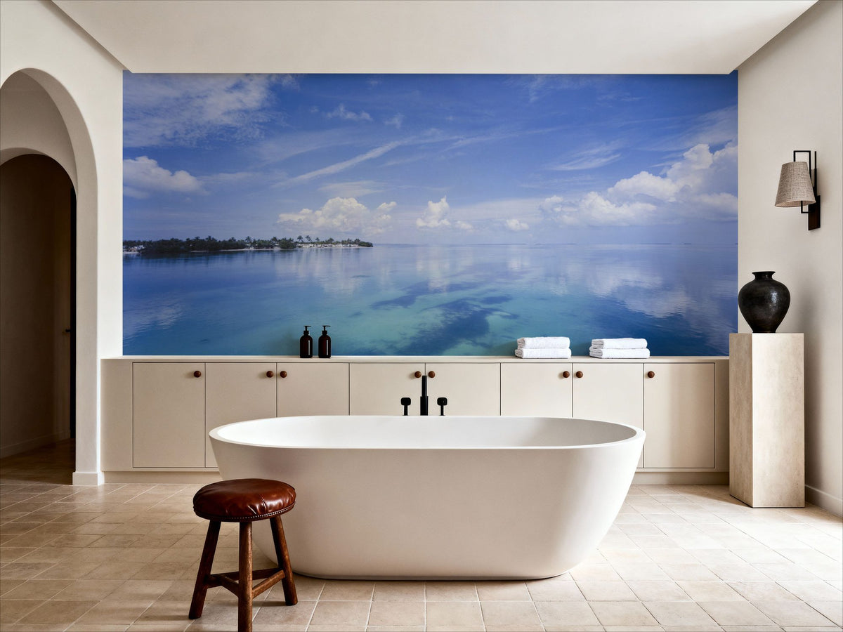 Tropical Horizon Mural Wallpaper - room preview 06