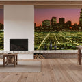 Strawberry Skyline Mural Wallpaper - room preview 06