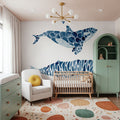 Whales Mural Wallpaper - room preview 06