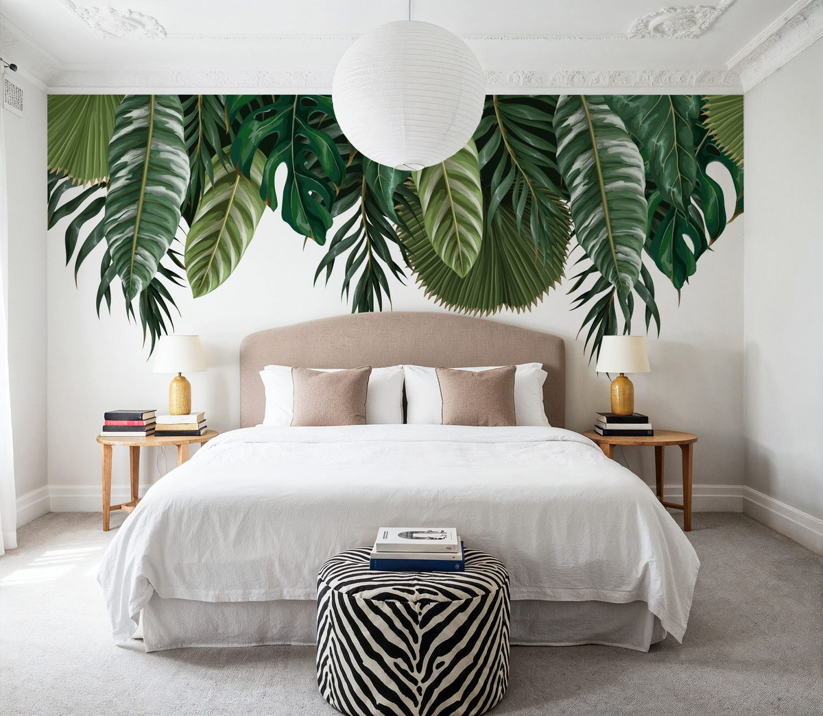 Monstera Cave Mural Wallpaper - room preview 06