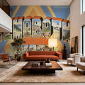 Greetings From Renoboth Beach Mural Wallpaper - room preview 06