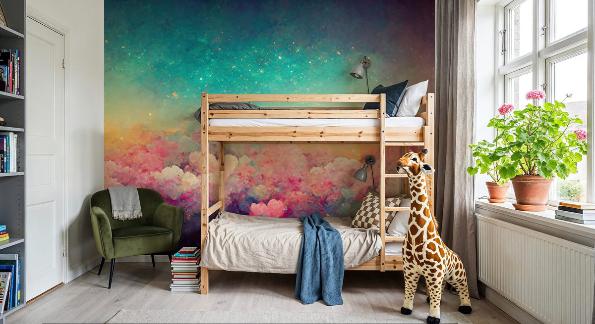 Over the Rainbow Mural Wallpaper - room preview 06