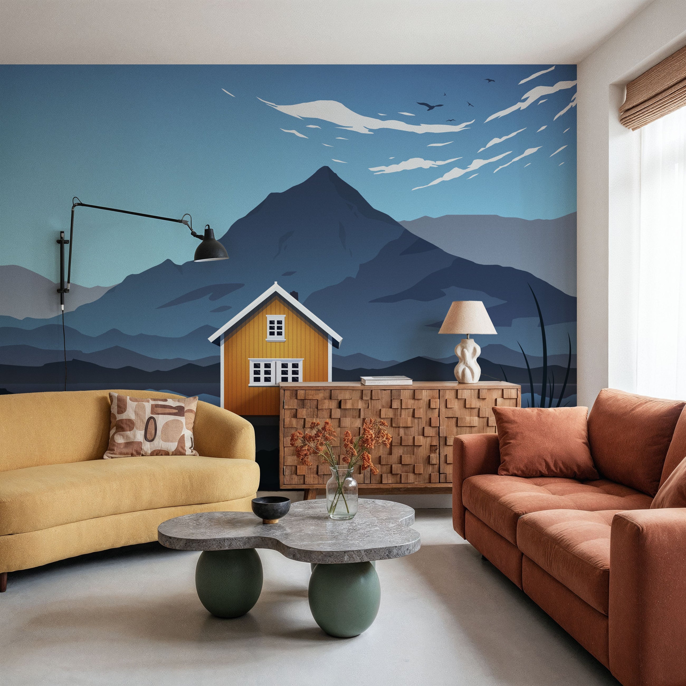 Travel Sweden Mural Wallpaper
