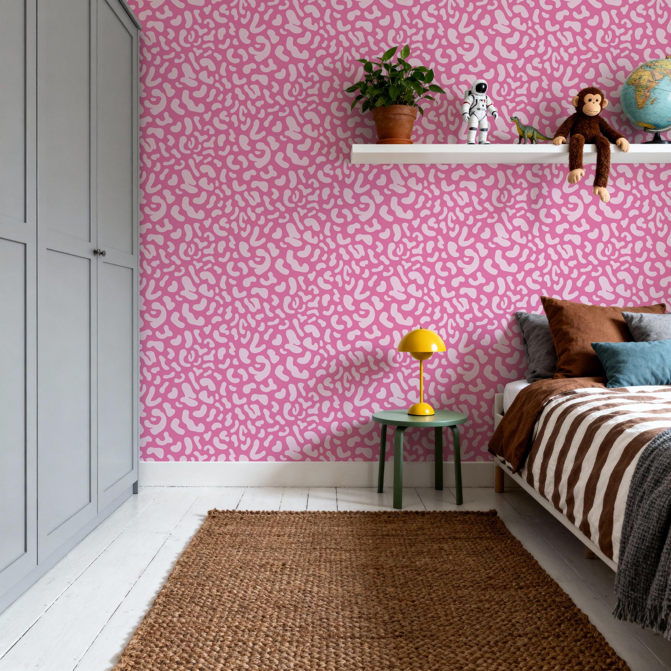 Cereal Doodle on Repeat Mural Wallpaper
