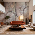 Modern Rose Mural Wallpaper - room preview 06