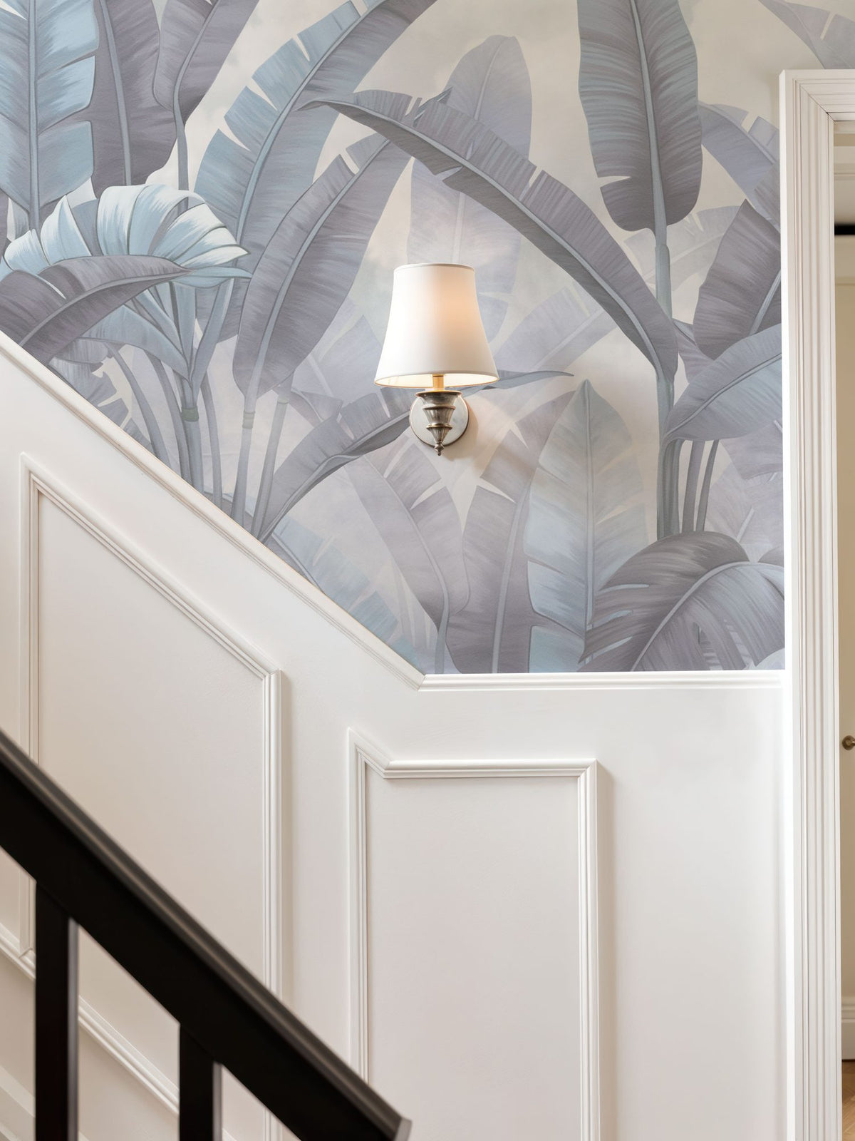 Banana Palms, Stone Mural Wallpaper - room preview 06