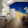 Mountain Trail Ascent Mural Wallpaper - room preview 06