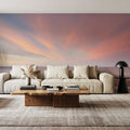 Pink Sky At Night Mural Wallpaper - room preview 06