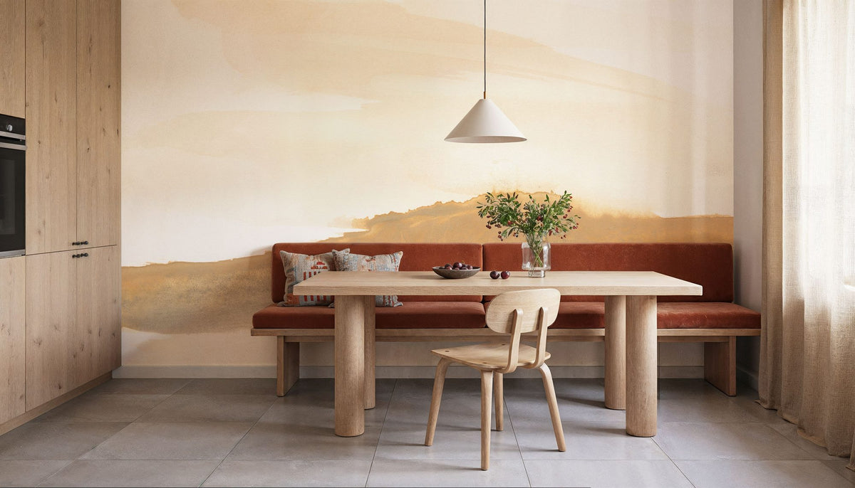 Soft Clouds I Mural Wallpaper - room preview 06