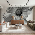 Wonderful Wildflowers XII Neutral Mural Wallpaper - room preview 06