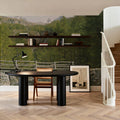 Mountain Bridge Crossing Mural Wallpaper - room preview 06
