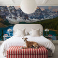 Moraine Lake Mural Wallpaper - room preview 06