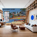 Greetings From Palm Beaches Mural Wallpaper - room preview 06