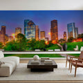 Lush Houston Sunset Mural Wallpaper - room preview 06