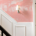 Mediterranean Pine Landscape, Blush Mural Wallpaper - room preview 06