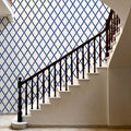 Sino Shapes White Mural Wallpaper - room preview 06