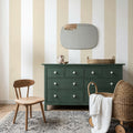 Circus Stripes, Beige Mural Wallpaper - room preview 06