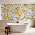 Sunny Flowers Mural Wallpaper - room preview 06