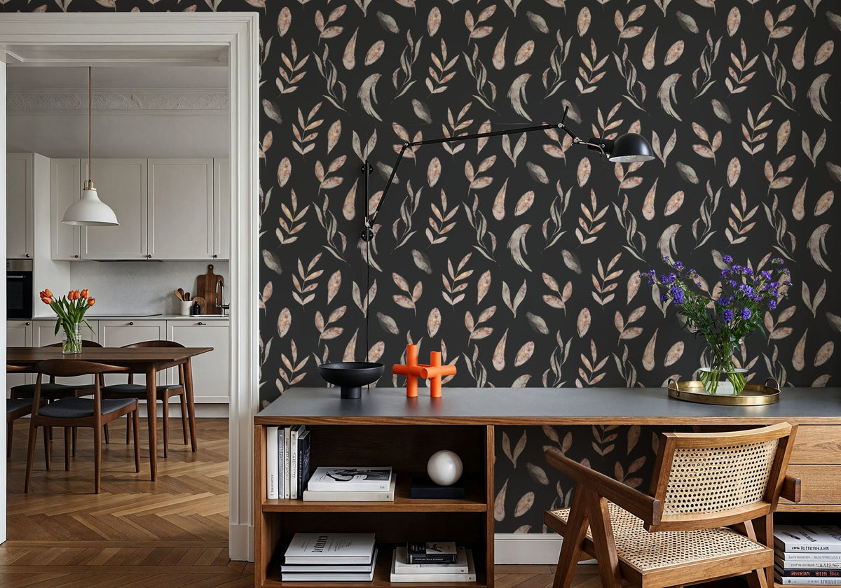 Luxury Leaves Mural Wallpaper - room preview 06