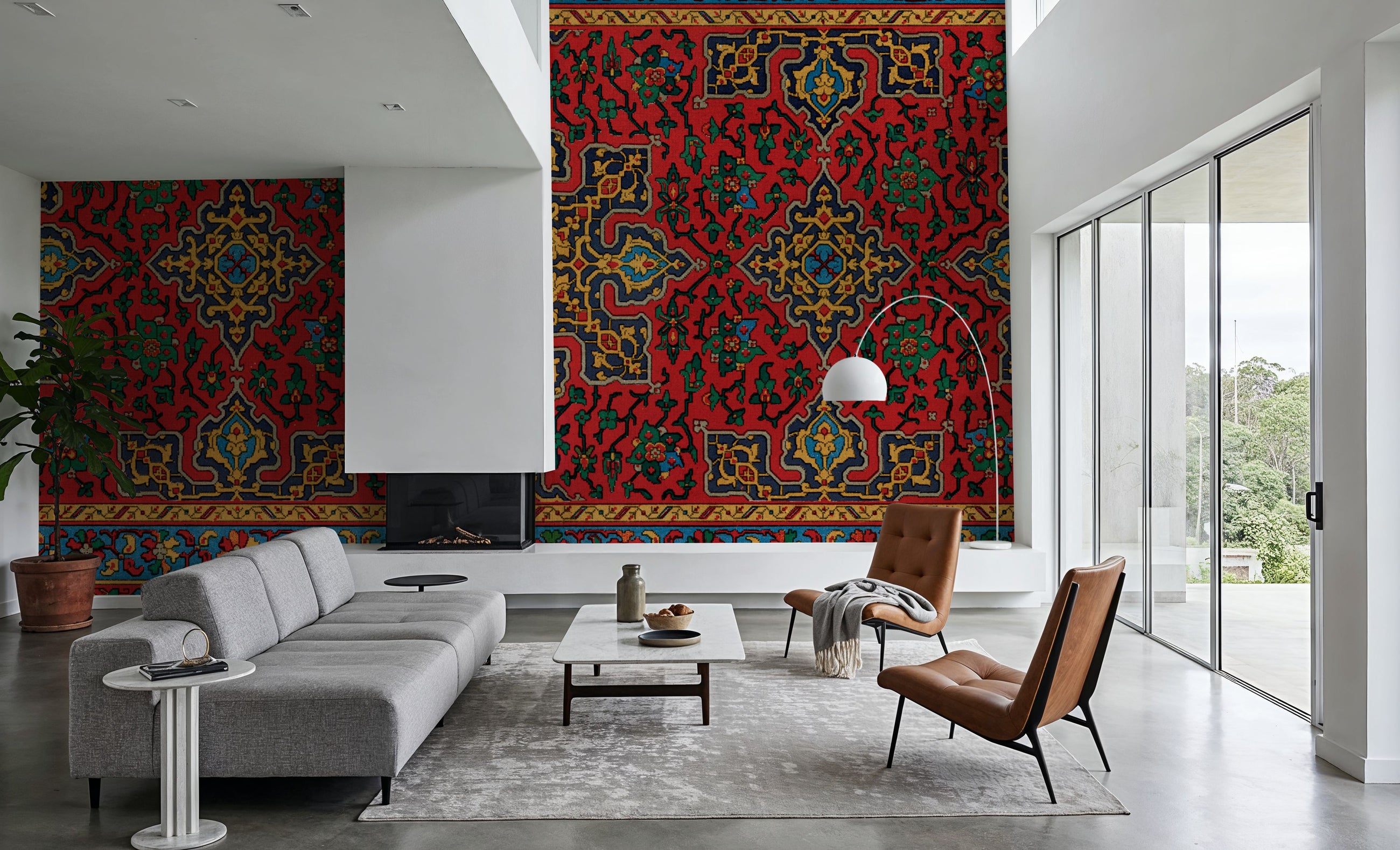Carpet Walls & Wallpaper Ceilings Mural Wallpaper