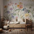 Wild Blooms II Mural Wallpaper - room preview 06