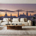 Riverside Twilight Mural Wallpaper - Neutral Tone - room preview 06