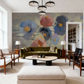 Delicate Floral I Mural Wallpaper - room preview 06