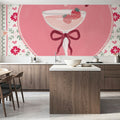 Blooming Hearts VI Cocktail Mural Wallpaper - room preview 06