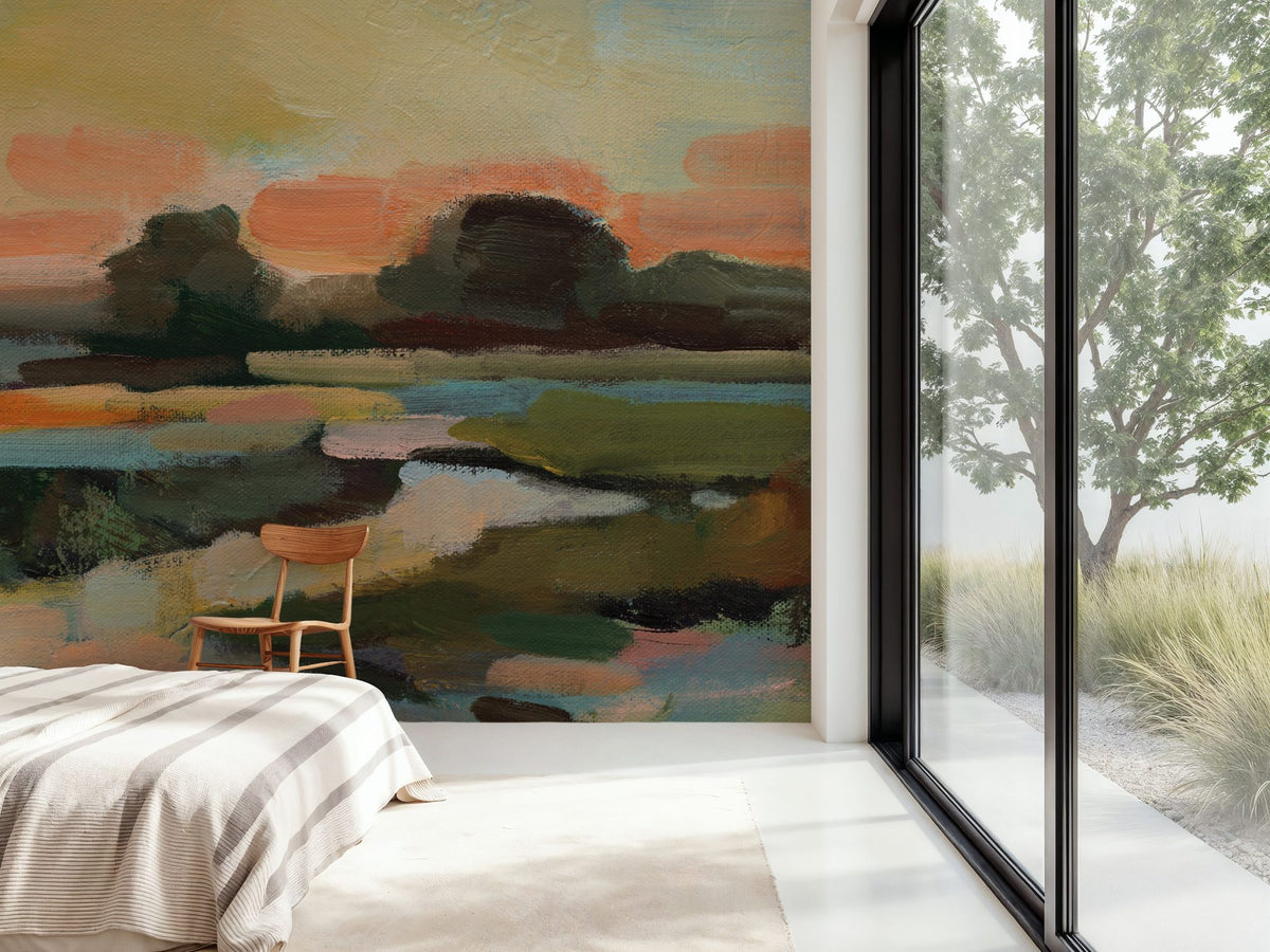 Westlake View Mural Wallpaper - room preview 06