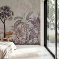 Tropical Forest Strolls Greenlight Mural Wallpaper - room preview 06