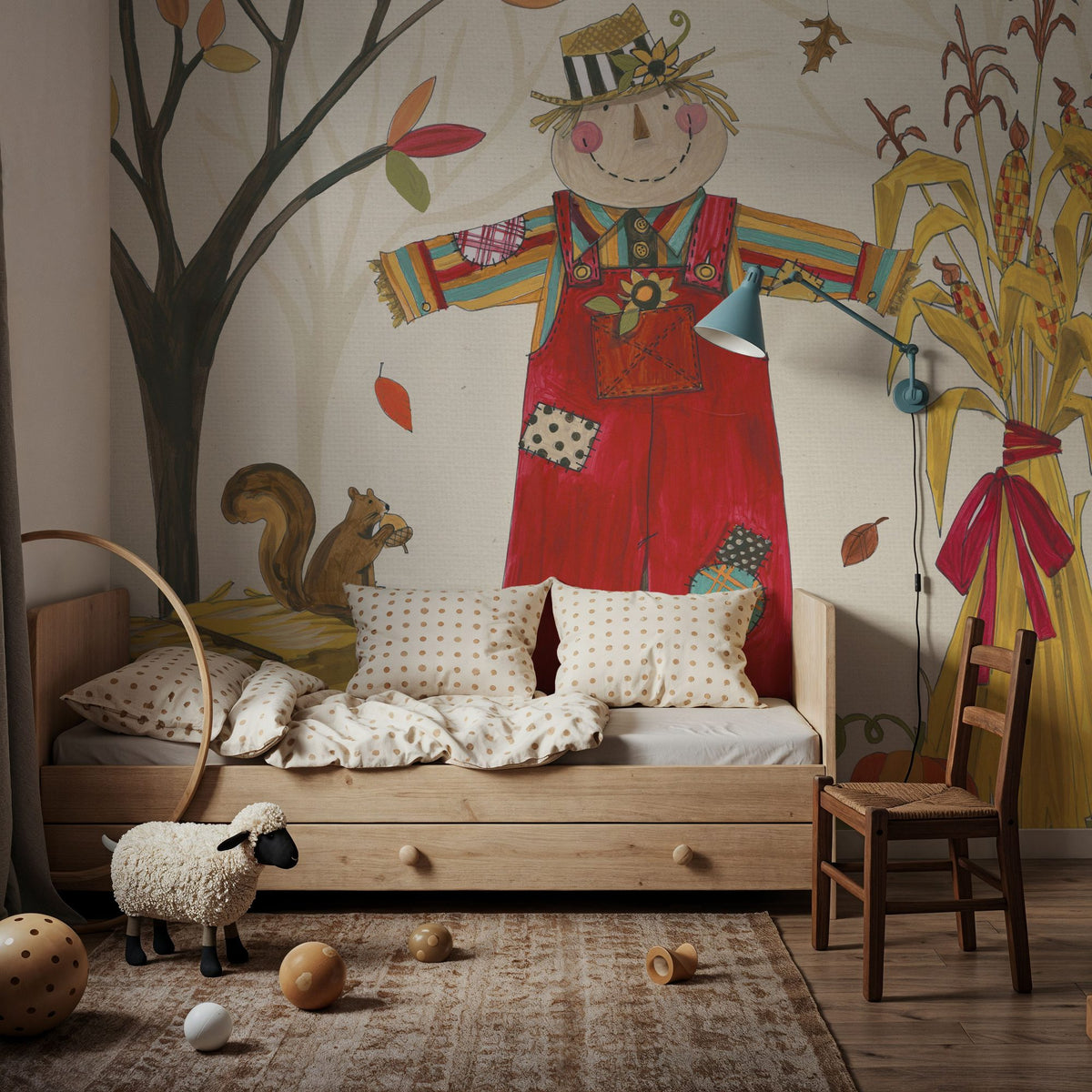 Woodland Harvest II Mural Wallpaper - room preview 06