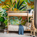 Hawaiian Leaves Mural Wallpaper - room preview 06