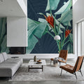 Unfinished Leaves Mural Wallpaper - room preview 06