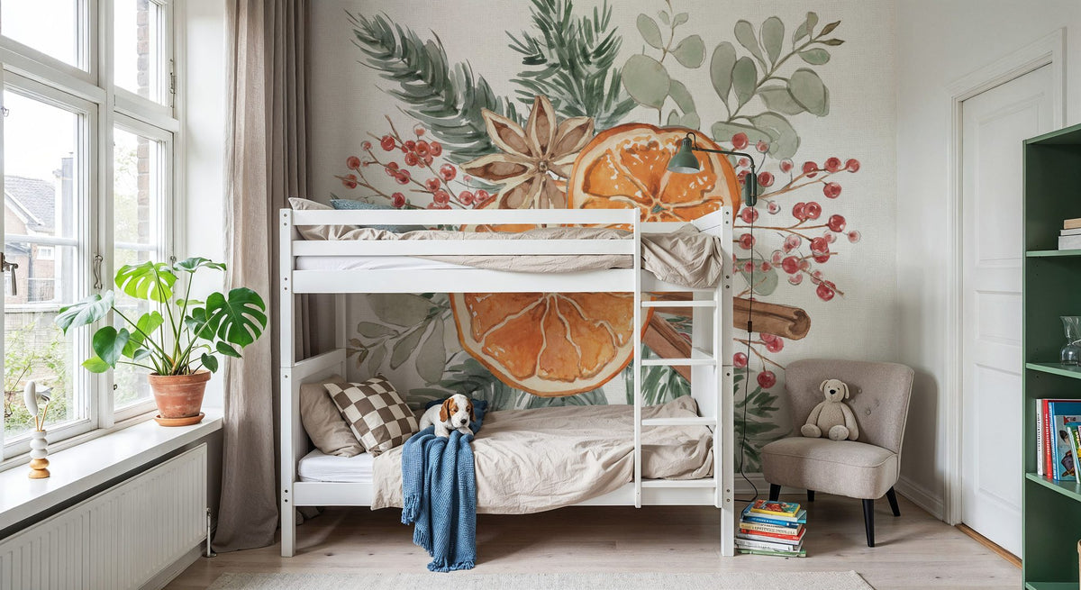 Winter Warmth IV Mural Wallpaper - room preview 06
