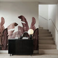 Leaves in Que Mural Wallpaper - room preview 06