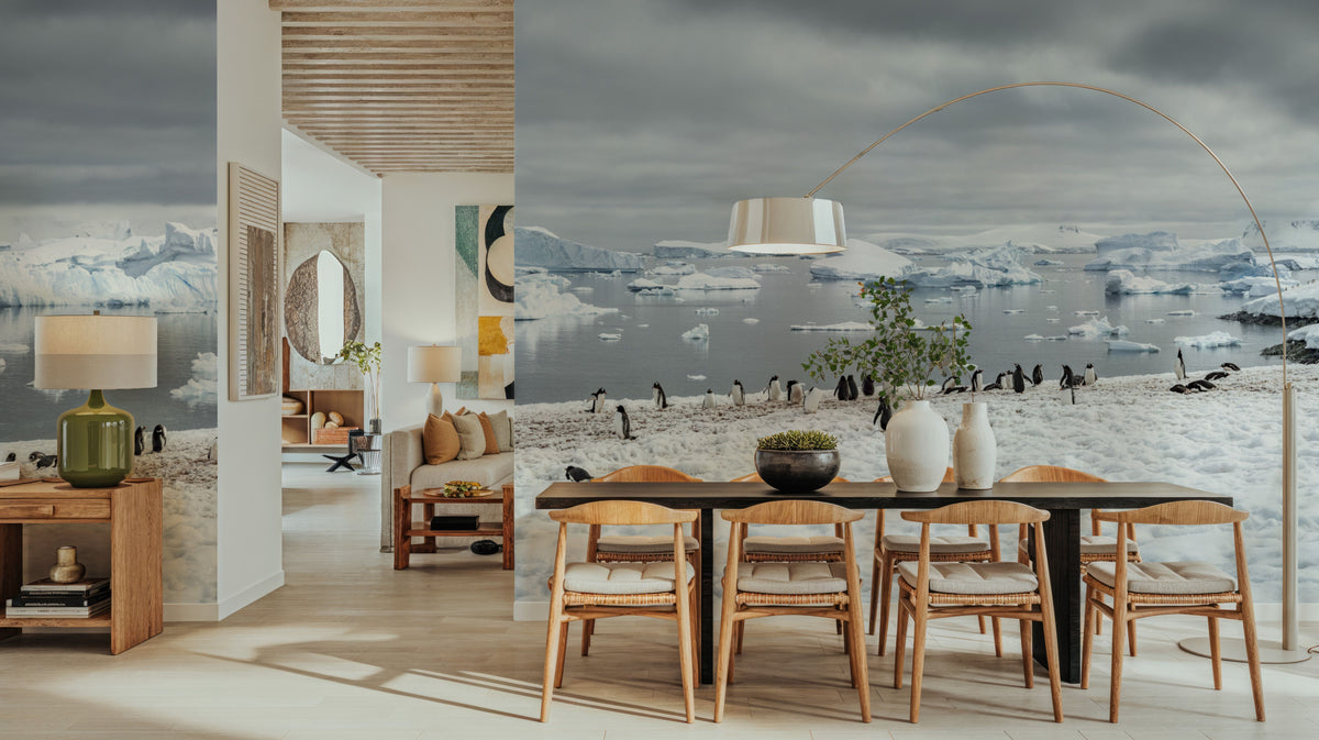 Penguin Colony Mural Wallpaper - room preview 06