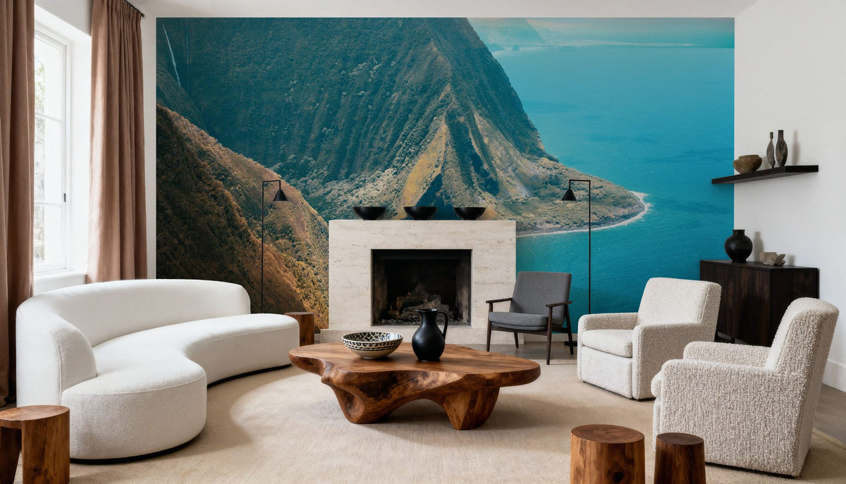 Hawaiian Coast Mural Wallpaper - room preview 06