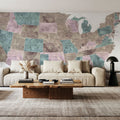 US State Map - Leire Wash Mural Wallpaper - room preview 06