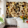 Woven Blossom Mural Wallpaper - room preview 06