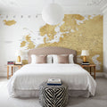 Europe Map Detailed - Rossie Mural Wallpaper - room preview 06