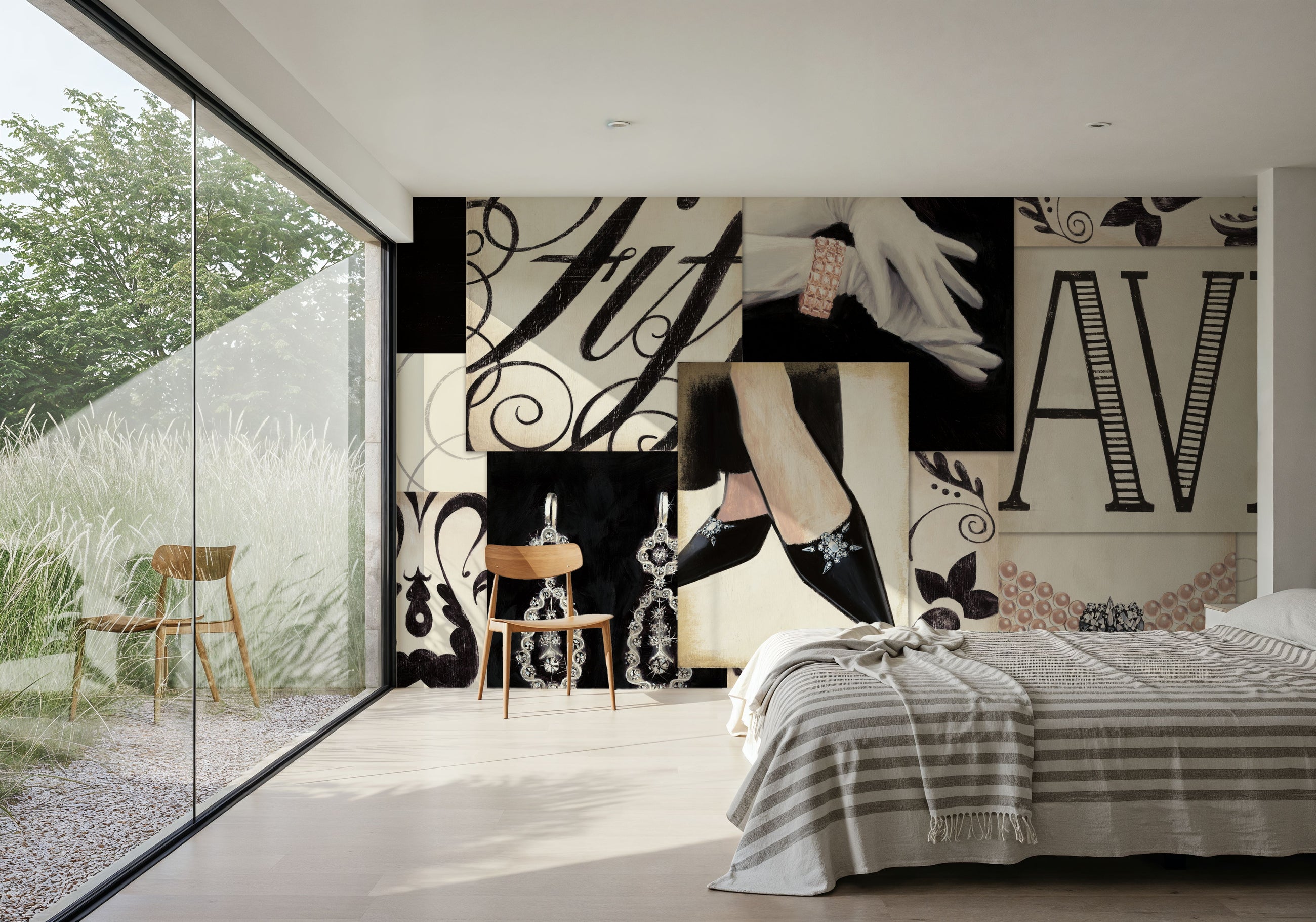 Fifth Avenue Collage Mural Wallpaper