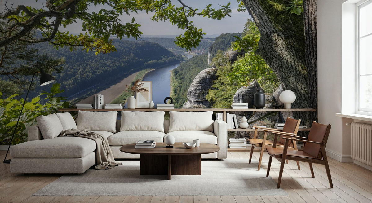 Elbe RIver Mural Wallpaper - room preview 06