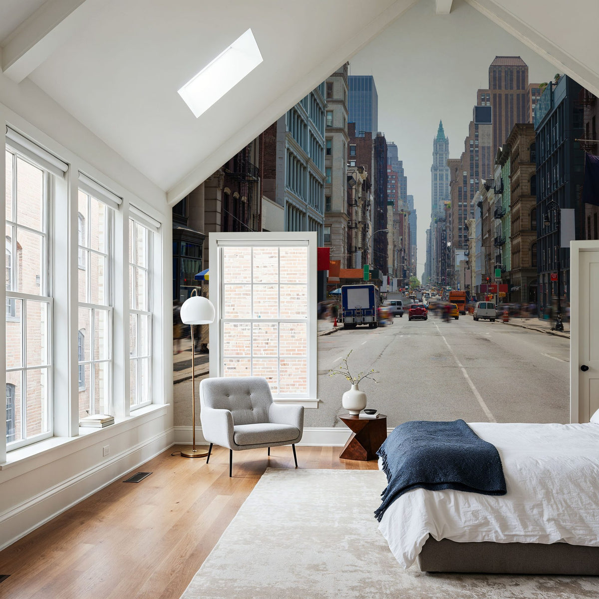 Soho Street View in Manhattan Mural Wallpaper - room preview 06