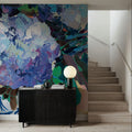 August Bloom Blue Hydrangea Mural Wallpaper - room preview 06