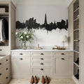 Reykjavík Skyline Black & White Mural Wallpaper - room preview 06