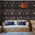 Night Woodland Mural Wallpaper - room preview 06