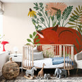 Sleeping Fox Mural Wallpaper - room preview 06